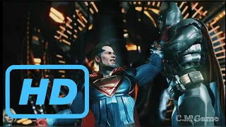 Evil Superman Vs JUSTICE LEAGUE Fight Scene FULL BATTLE - Injustice 2 Cinematic