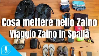 COSA METTERE NELLO ZAINO PER UN VIAGGIO!? | Cosa portare in Viaggio!? !!! Con Liste Complete !!!