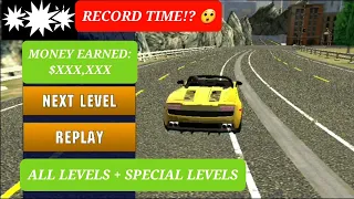 Car Parking Multiplayer Speedrun. (all levels) | Total Cash earned.🤑