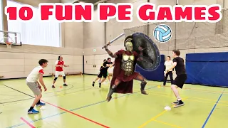 10 fun PE Games // 10 kleine Spiele für den Sportunterricht