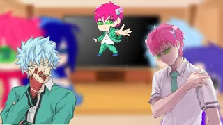 Saiki K characters react to Saiki and Kaidou (SaikiK) (KuboKai)