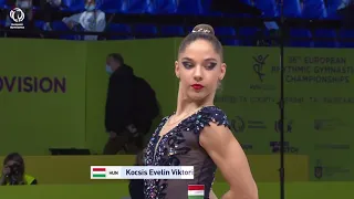 Evelin Viktoria KOCSIS (HUN) - 2020 Rhythmic Europeans, junior rope final