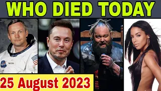 12 Famous Celebrities who died today on 25 August 2023 | Celebrity Deaths | #whodiedtoday #rip