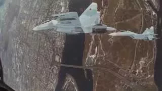 Истребитель Су 30СМ и Соколы России   Su 30 and Russian Falcons