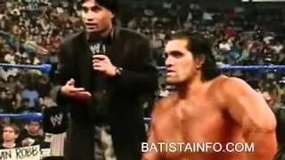 Batista smackdown Vertragsunterzeichung mit Great Khali