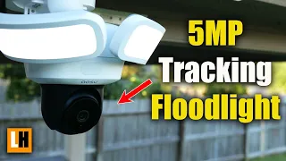 Aosu Floodlight Cam PRO - 360° Pan Tilt 24/7 Recording Floodlight Camera
