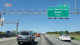 Georgia traffic:From Duluth to Gainesville via I-85N and I-985N