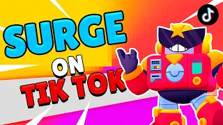 🔥 SURGE ON TIK TOK 🔥 | Funny moments Brawl Stars New Chromatic Brawler Surge 2020