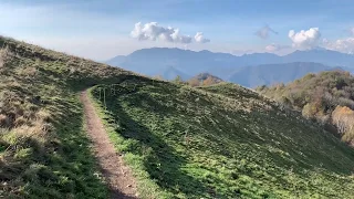 On top of the Canto Alto, National park Bergamo