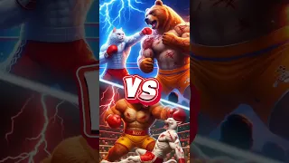 Cat 🆚 Bear , fight for daddy 😭😭 , #viral #shorts #youtubeshorts