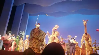 뉴욕 브로드웨이 라이온킹 뮤지컬 엔딩 인사 (2023년 6월 17일), The Lion King on Broadway(6/17/2023)