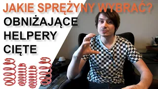 Sprężyny obniżające, cięte, do gwintu, helpery | Jakie wybrać? | radzio FLAT OUT