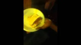 Spilling food