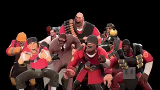 All TF2 Classes laughing at you because you are a fucking clown