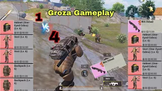 Unlimited loot Rush Gameplay With Groza op Fight metro royale mode