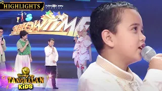 Kim tries to tell the story of the song "Too Much Love Will Kill You" | Tawag Ng Tanghalan Kids