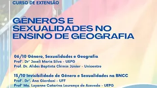 Aula 2: GÊNERO E SEXUALIDADES NA BNCC: DESAFIOS E AS POSSIBILIDADES A PARTIR DA GEOGRAFIA