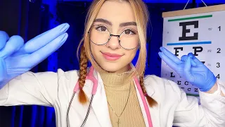 ASMR The MOST Detailed Cranial Nerve Exam on YOUTUBE 👩‍⚕️ Doctor Roleplay Ear, Eye Exam Hearing Test