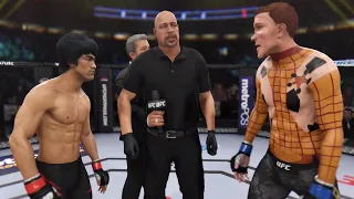 Bruce Lee vs. Woody - EA Sports UFC 3 - Epic Fight 🥑