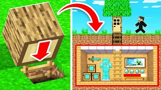 *NEW* SECRET Underground Base in CRAZY CRAFT