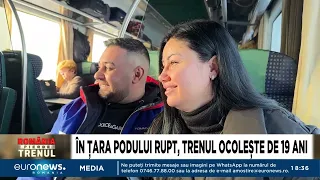 România pierde trenul. În țara podului rupt, trenul ocolește de 19 ani