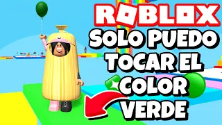 SOLO PUEDO TOCAR EL COLOR VERDE 🟢 (ROBLOX)