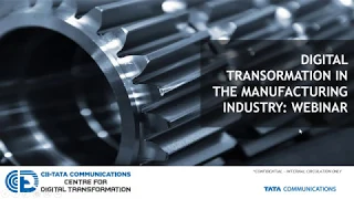 Webinar on Digital Transformation in Manufacturing | Rajarshi Purkayastha