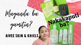 AIVEE SKIN and KHIEL'S product review with my super kulit son