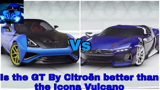 BETTER THAN THE ICONA?! GT By Citroën vs Icona Vulcano in Asphalt 9