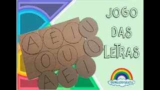 JOGO DAS LETRAS -  ALFABETIZAÇÃO - 3 a 5 ANOS | BRINQUEDOTERAPIA