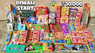 10,000₹ Diwali Biggest Cheapest Crackers Stash 🔥 • New Diwali fireworks unboxing • Diwali patakhe