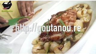 MAGRET CANARD AU LETCHI SAUCE AIGRE DOUCE par Christian ANTOU