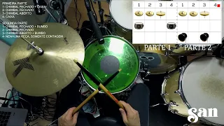 Como tocar forró na bateria INICIANTE (Vaneirão)