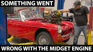 1966 MG Midget Engine Removal