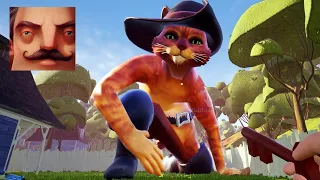 Hello Neighbor - My New Neighbor Big Puss in Boots: The Last Wish Act 2 Door Gameplay Walkthrough