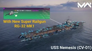 USS Nemesis - with New Cannon RG-32 MK1 - Modern Warships