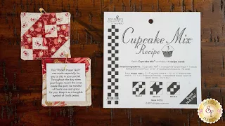 How to Make a Pocket Prayer Quilt Using the Cupcake Mix Recipe Cards |  a Shabby Fabrics Tutorial