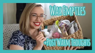 Wax Empties + What I Melted (1st Half of May)