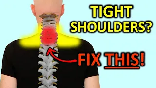 How To Relieve Tight Neck And Shoulder Muscles FOR GOOD (RE-RELEASED)