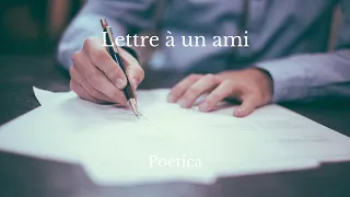 [Poésie] - Lettre à un ami