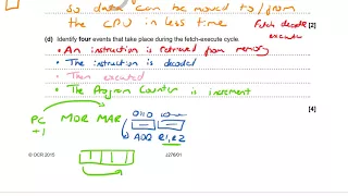 OCR 9-1 GCSE Computer Science Specimen Paper 1 Walkthrough