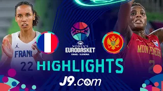 France  vs Montenegro  | Quarter-Finals | J9 Highlights | FIBA #EuroBasketWomen 2023