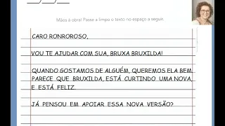 3º ANO - ÁPIS PORTUGUÊS - CORREÇÃO - PÁGINAS 112 E 113 - 06/08