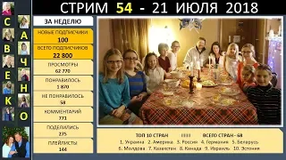 Семья Савченко. Стрим 54 (21 июля 2018) Ответы на вопросы друзей и подписчиков.