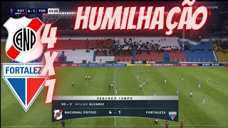 😱FORTALEZA HUMILHADO PELO NACIONAL POTOSÍ NA BOLÍVIA ! NACIONAL POTOSÍ 4X1 FORTALEZA