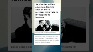 #sandy #lucaslima #separacao #casamento