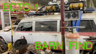 Ghostbusters: Afterlife -- a real-life Ecto-1 Barn Find!