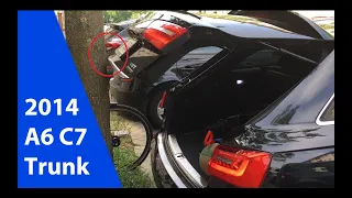 Audi A6 C7 4G electric trunk