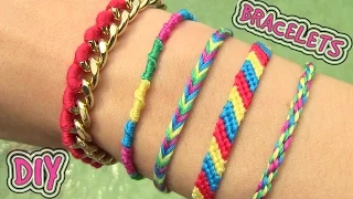 DIY Friendship Bracelets. 5 Easy DIY Bracelet Projects!