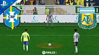 FIFA 23 ARGENTINA V BRAZIL WORLD CUP FINAL PENALTY SHOOTOUT HD